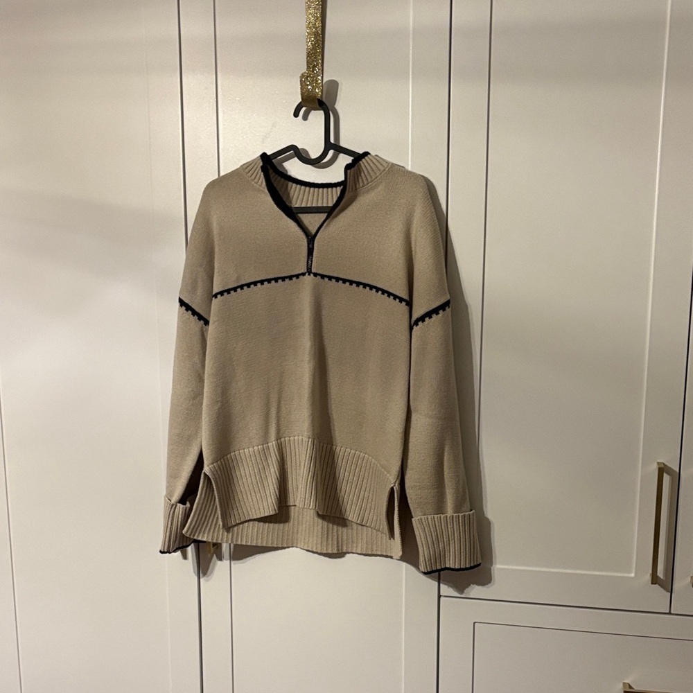 Y2K Half zip dad vibes sweater